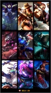 League Of Legends - Cont Prata 4 + 30 Champs + 9 Skins Top LOL