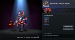 Maldição da Corrupção Maligna - DOTA 2