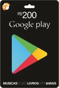 GIFT CARD GOOGLE PLAY R$ 200,00 - Gift Cards