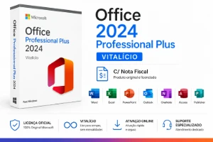 Office 2024 Professional Plus Vitalício – C/ Nota Fiscal - Softwares e Licenças