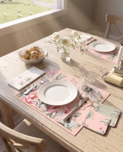 Mesa Coordenada – Kit Selva Tropical Rosa | 36 peças - Artesanato e Personalizados