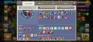 Cv15 100% Full Th15 Pronto P/ Cv16 Skins Lendárias Paisagem - Clash of Clans