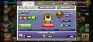 Cv15 100% Full Th15 Pronto P/ Cv16 Skins Lendárias Paisagem - Clash of Clans