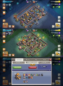 Cv15 100% Full Th15 Pronto P/ Cv16 Skins Lendárias Paisagem - Clash of Clans