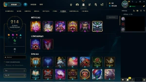 Conta Skins Vitoriosas desde a Elise - League of Legends LOL