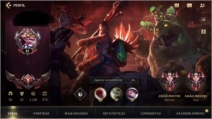 Conta grão mestre 42 skins - League of Legends: Wild Rift LOL WR