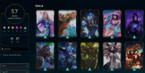 Conta Lol 57 Skins + 48K De Rp Em Skins - League of Legends