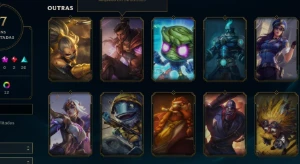 Conta Lol 57 Skins + 48K De Rp Em Skins - League of Legends