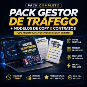 Pack Gestor De Tráfego + Modelos De Copy E Contratos