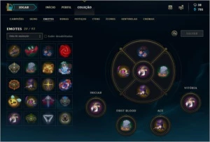 Conta LoL,com varias skins - League of Legends