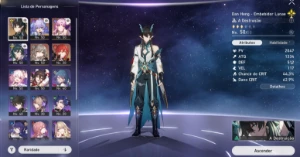 Honkai star rail Dan Heng IL+Cone+Fu Xuan+Bailu - Outros
