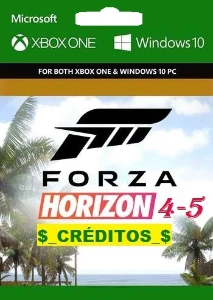 150.000.000 (150 milhões) de Cr para FORZA HORIZON 5 OU 4 - Gift Cards