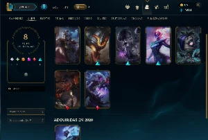 Conta De Lol Unranked Com Skin - League of Legends