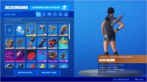 Conta Fortnite com skin Glow e pacotes