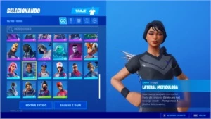 Conta Fortnite com skin Glow e pacotes
