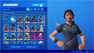 Conta Fortnite com skin Glow e pacotes
