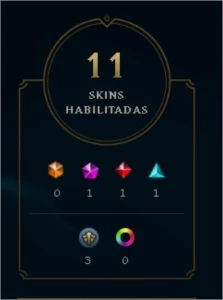 Conta Ouro 1 com mmr alto/34 champs/11 skin/61 icones - League of Legends LOL