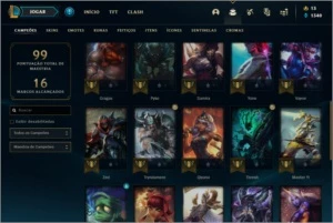 CONTA PLATINA 4 - League of Legends LOL