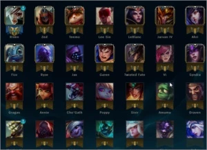 Conta diamond 5 38 champions - League of Legends LOL