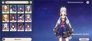 Conta AR10 com Kamisato Ayaka - Genshin Impact