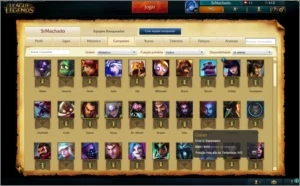Conta do LoL - Borda Prata - 75 Champs - 19 Skins - League of Legends