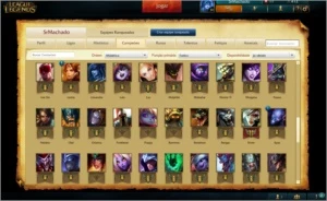 Conta do LoL - Borda Prata - 75 Champs - 19 Skins - League of Legends