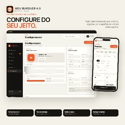 Sistema Completo para Hamburgueria | Pedidos, Estoque, Caixa - Sites, Lojas e Sistemas Prontos Sites e Scripts
