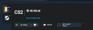 Conta steam Com 290 Reais em caixa de Cs go - Counter Strike