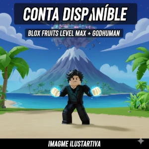 Conta Blox Fruits Level Max + Godhuman + Frutas, Espadas E I