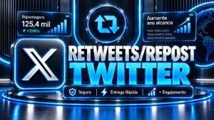 🔁 Twitter/X Retweet Repost  + Engajamento [Entrega rápida!] - Redes Sociais