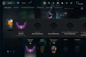 Conta Smurf Mestre Lol - League of Legends