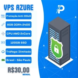 VPS Azure de 8GB-32GB RAM com SSD Premium! - Outros