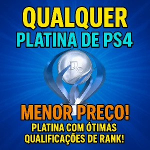 Platinas PS4 - MENOR PREÇO! Entrega rápida! 100% Legitímo!