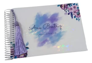 Caderno de Mensagens A5 Personalizado com 65 Folhas
