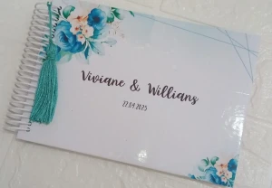 Caderno de Mensagens A5 Personalizado com 65 Folhas - Artesanato e Personalizados