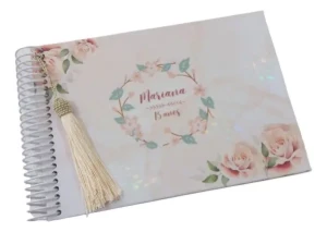 Caderno de Mensagens A5 Personalizado com 65 Folhas - Artesanato e Personalizados