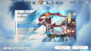 GENSHIN IMPACT - DILUC + 30 ROLLS + DISPONIVÉIS !!!