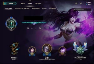 Conta LOL D4 - League of Legends