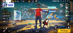 Conta de free Fire mais ou menos gemada