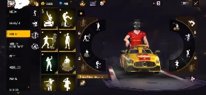 Conta de free Fire mais ou menos gemada