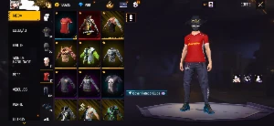 Conta de free Fire mais ou menos gemada