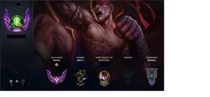 Conta mestre 54% winrate - League of Legends LOL