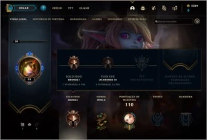 Conta Nível 59 com 5329 RP - League of Legends LOL