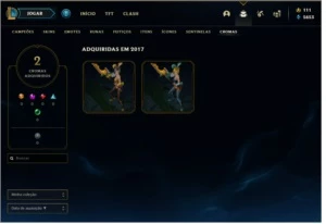 Conta lol 53 SKINS, CHROMA , LVL 81 - League of Legends