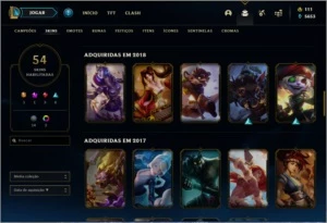 Conta lol 53 SKINS, CHROMA , LVL 81 - League of Legends