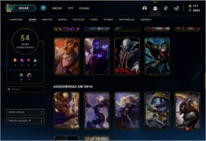 Conta lol 53 SKINS, CHROMA , LVL 81 - League of Legends