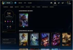 Conta lol 53 SKINS, CHROMA , LVL 81 - League of Legends
