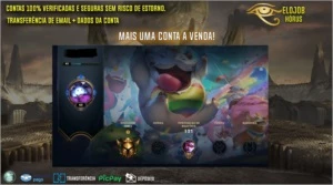 Conta Ouro 1 Smurf 61% Win Rate - League of Legends LOL