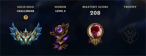 CONTA CHALLENGER LOL 950 PDL+ - League of Legends