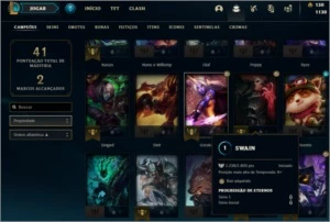 Conta ouro 4 mmr de ouro 2 16 a 18 pdl por vitória - League of Legends LOL